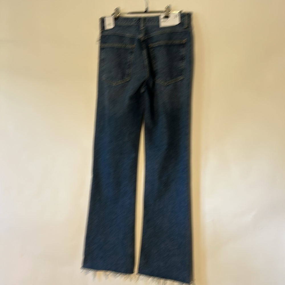 AGolde Lena Mid Rise Baby Bootcut jeans Sz 29 Placebo Dark Blue - Picture 10 of 10